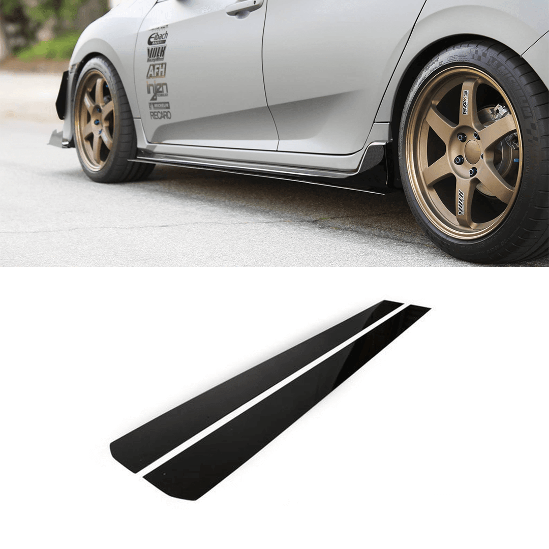 2017-2019 Honda Civic Side Skirt Extension (Civic Hatch/Sedan Type-R) V1 - Aeroflowdynamiocs