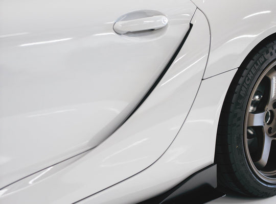 2020+ Toyota Supra A90 Side Skirt Extensions V1 - Aeroflowdynamics