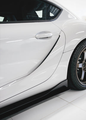2020 Toyota Supra A90 Side Skirt Extensions V1