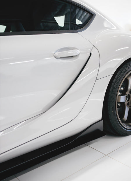 2020+ Toyota Supra A90 Side Skirt Extensions V1 - Aeroflowdynamics