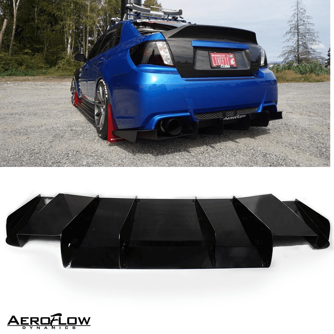 2011-2014 Subaru Wrx/Sti Rear Diffuser (Sedan) V1 - Aeroflowdynamics