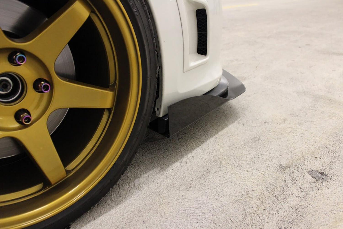 2008-2014 SUBARU WRX/STI  FRONT SPLITTER V2 - AeroflowDynamics