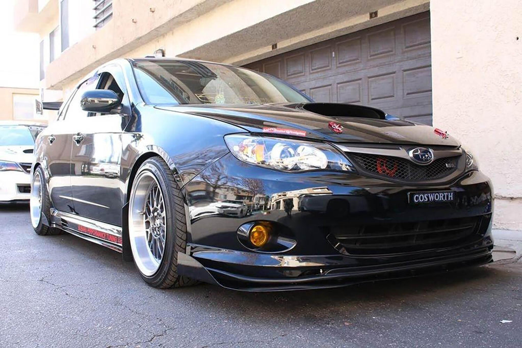 2008-2014 SUBARU WRX/STI  FRONT SPLITTER V2 - AeroflowDynamics