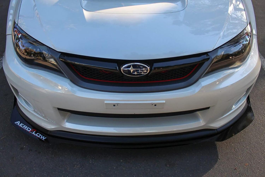 2008-2014 SUBARU WRX/STI  FRONT SPLITTER V2 - AeroflowDynamics