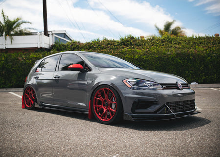 2015 -2020 Volkswagen Golf Gti V2 Side Skirt Extensions - AeroflowDynamics