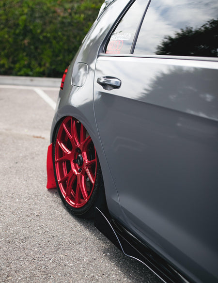 2015 -2020 Volkswagen Golf Gti V2 Side Skirt Extensions - AeroflowDynamics