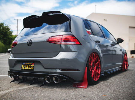 2015 -2020 Volkswagen Golf Gti V2 Side Skirt Extensions - AeroflowDynamics