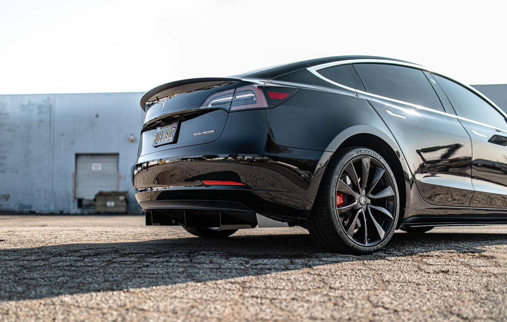 2018 - 2021 Tesla Model 3 Rear Diffuser V1 - Aeroflowdynamics