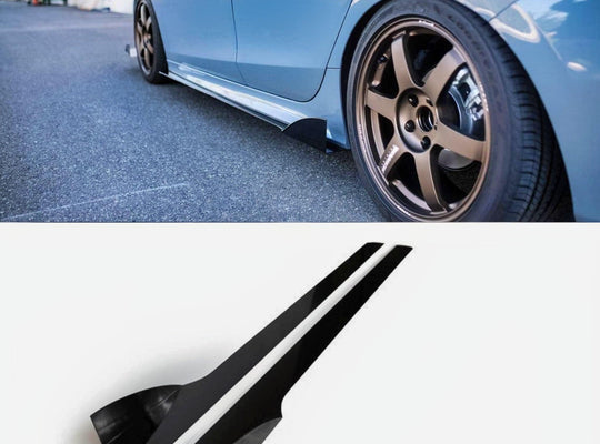2022+ Honda Civic Side Skirt Extension (Civic Hatch/Sedan/SI) V2 - Aeroflowdynamics