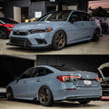 2022+ Honda Civic Side Skirt Extension (Civic Hatch/Sedan/SI) V2 - Aeroflowdynamics+