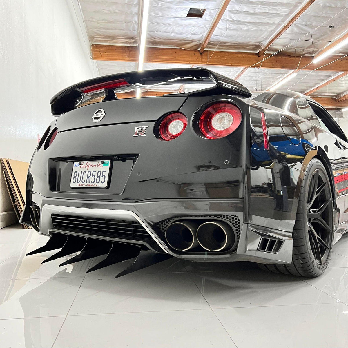 2012-2020年式 日産 Gt-R リアディフューザー V5 (R35) – AeroflowDynamics