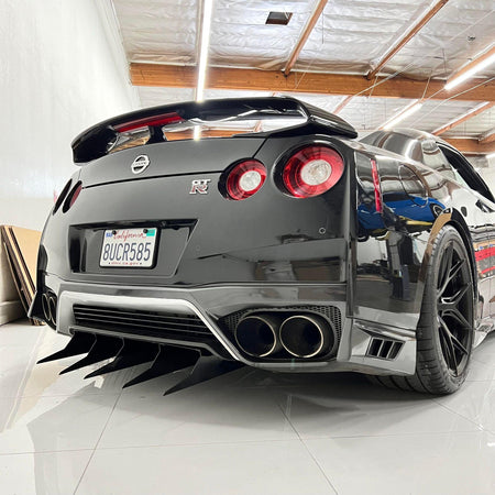 2012-2020 Nissan Gt-R Rear Diffuser V5 (R35) - AeroflowDynamics