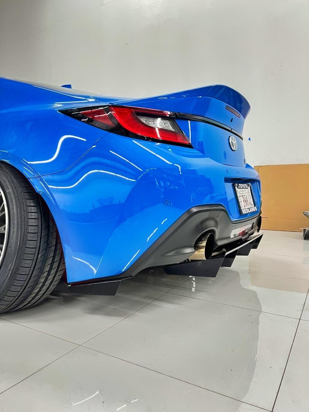 2022+ BRZ/GR86 Rear Diffuser V2 | BRZ Rear Diffuser - AeroflowDynamics