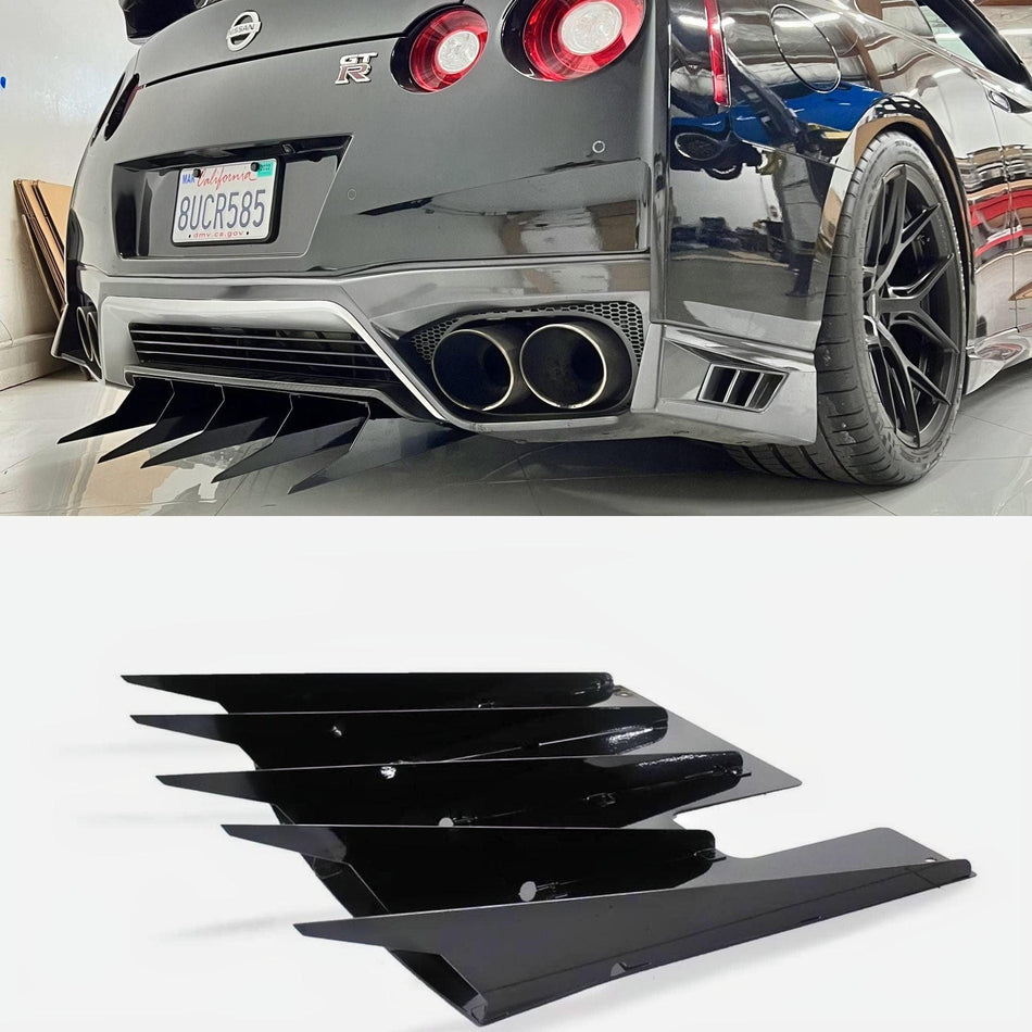 2012-2020 Nissan Gt-R Rear Diffuser V5 (R35) - Aeroflowdynamics