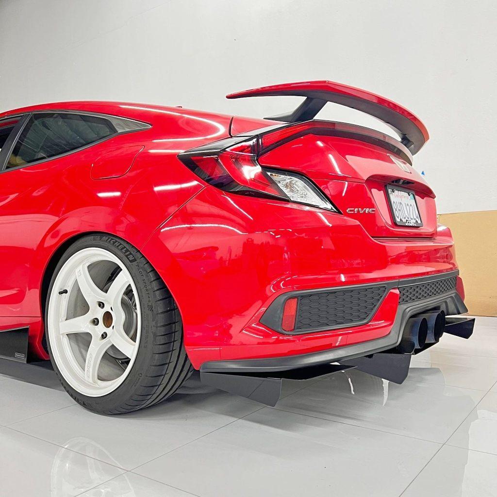 2016-2019 Honda Civic Si Rear Diffuser V1 (Coupe) - Aeroflowdynamics