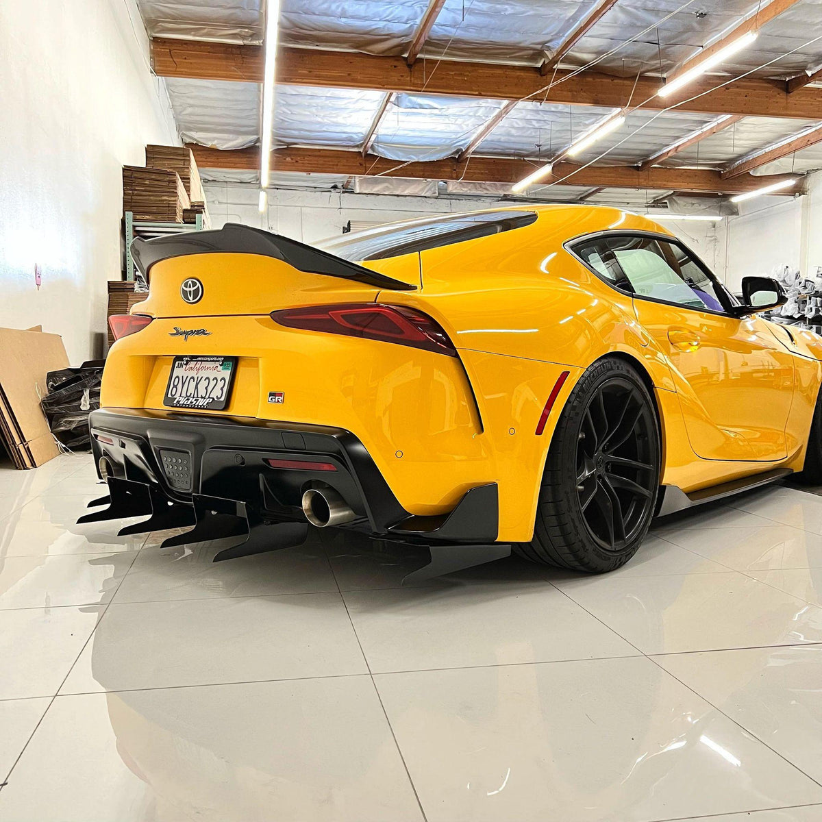 2020- 2022 Toyota Supra A90 Rear Diffuser V5 - Aeroflowdynamics