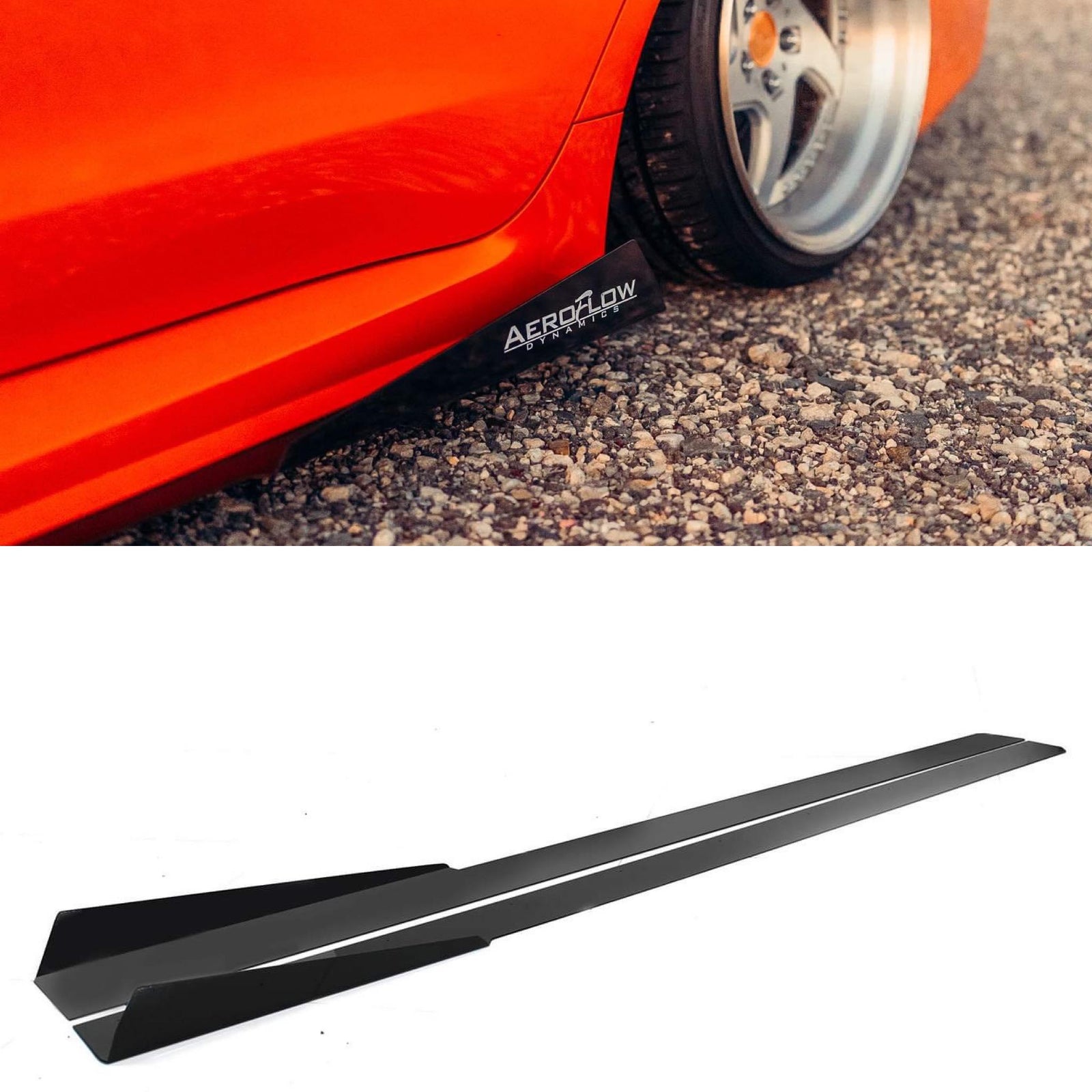 2015 2021 WRX STI V7 Side Skirt Extensions