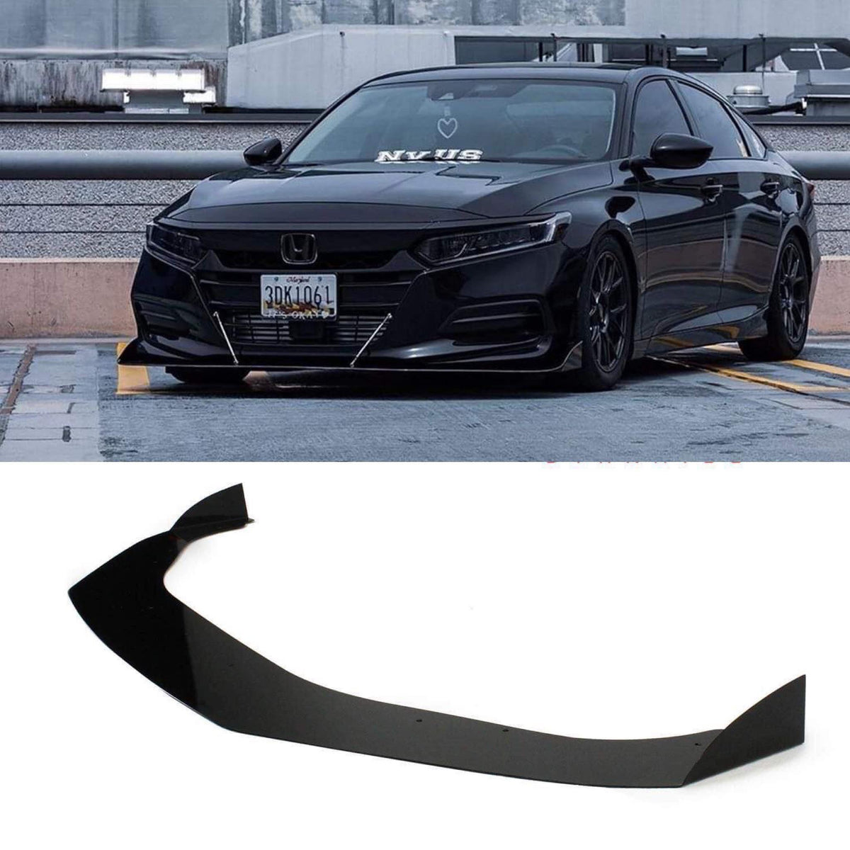 2018-2022 Honda Accord Sedan Splitter V2 ( 10th Gen) - aeroflowdynamics