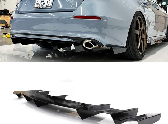 2022+ Honda Civic Sedan Rear Diffuser V1  - Aeroflowdynamics