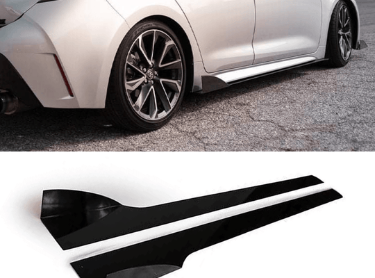 2019-2022 Toyota Corolla Hatch Side Skirt Extension V2 - Aeroflowdynamics