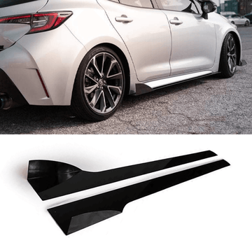 2019-2022 Toyota Corolla Hatch Side Skirt Extension V2 - Aeroflowdynamics