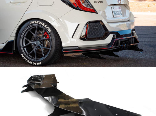 2017-2021 Honda Civic Type-R Rear Diffuser V5 - Aeroflowdynamics