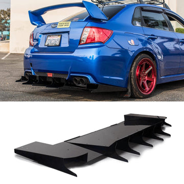 2011-2014 Subaru Wrx/Sti Rear Diffuser (Sedan) V5 - AeroflowDynamics