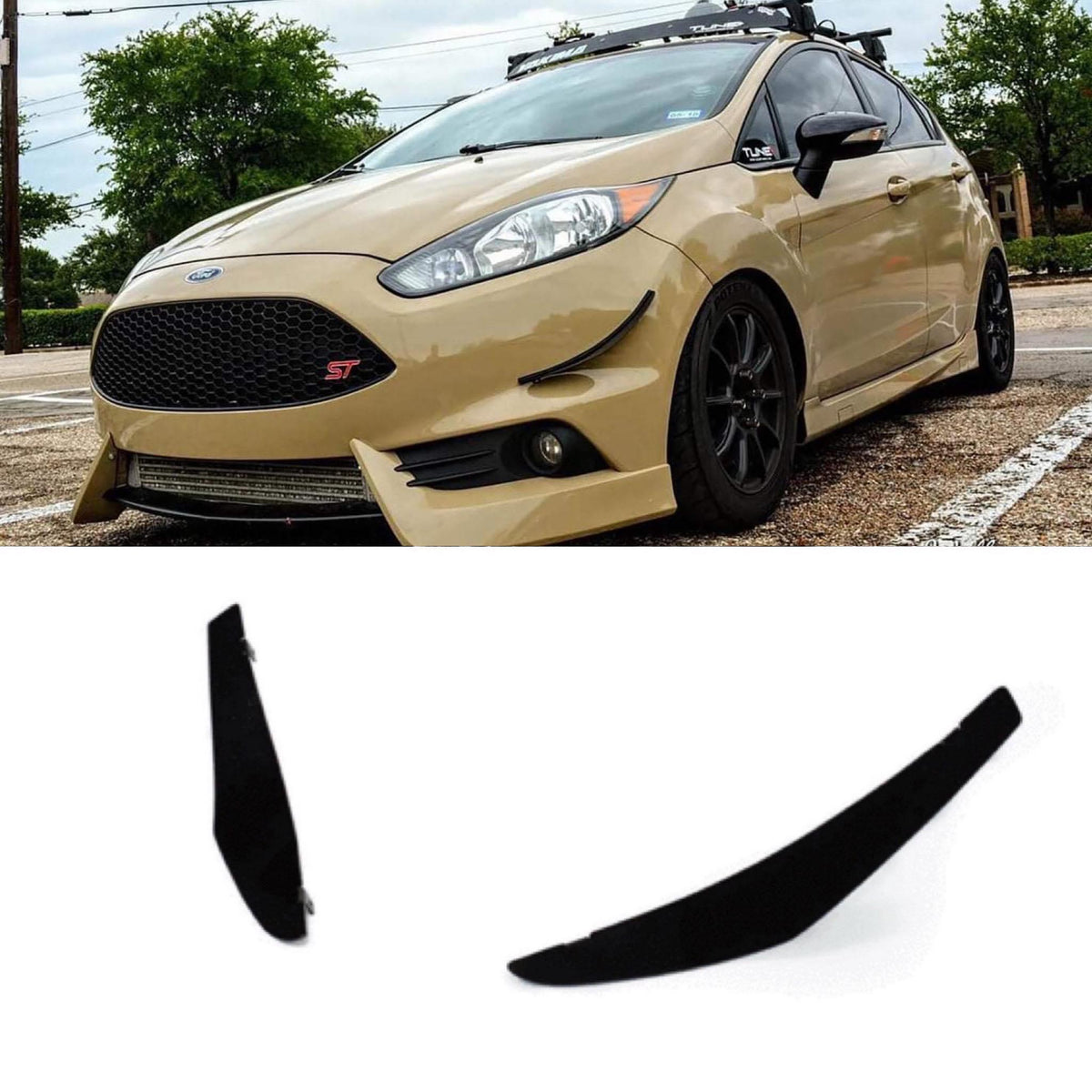 2014 2017 Fiesta ST V1 Canards