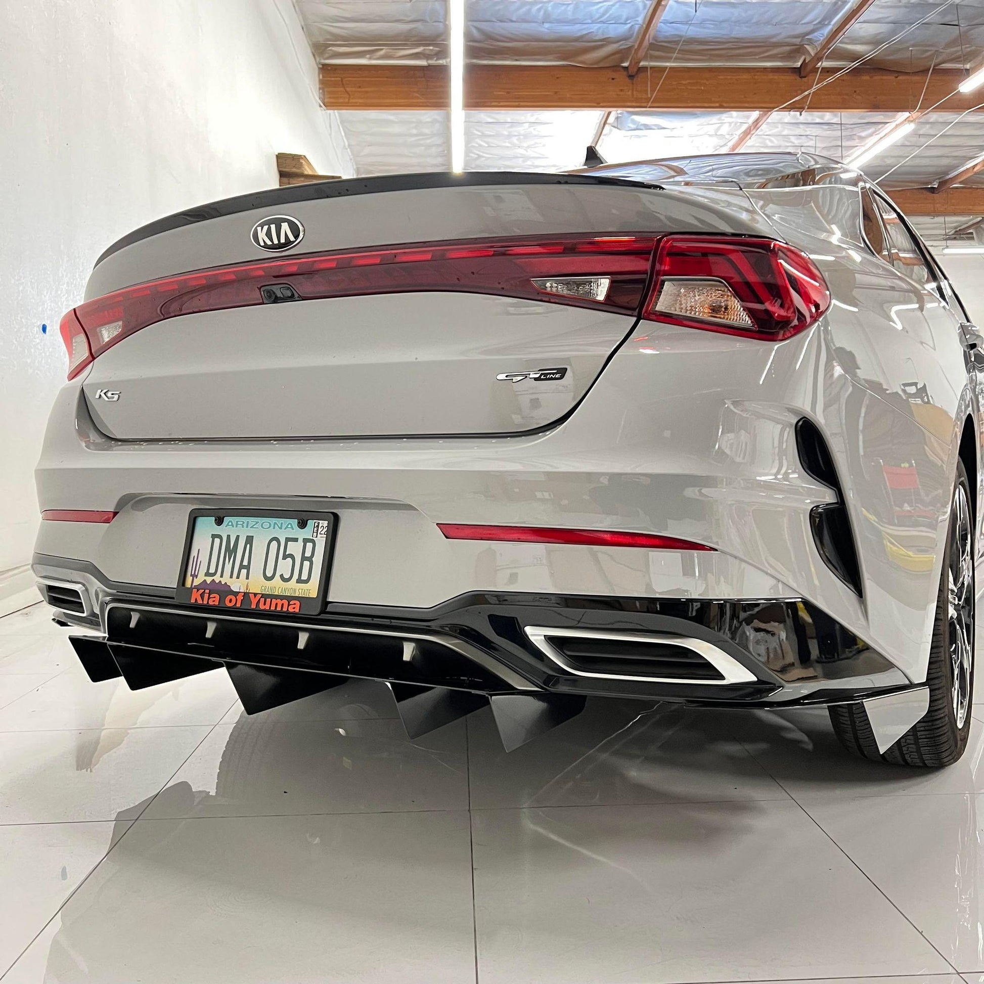 2021 2023 Kia K5 Rear Diffuser V1 AeroflowDynamics