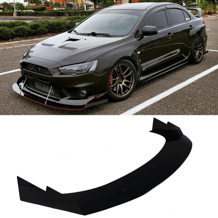 2007-2015 Mitsubishi Evo X Front Splitter V3 - Aeroflowdynamics