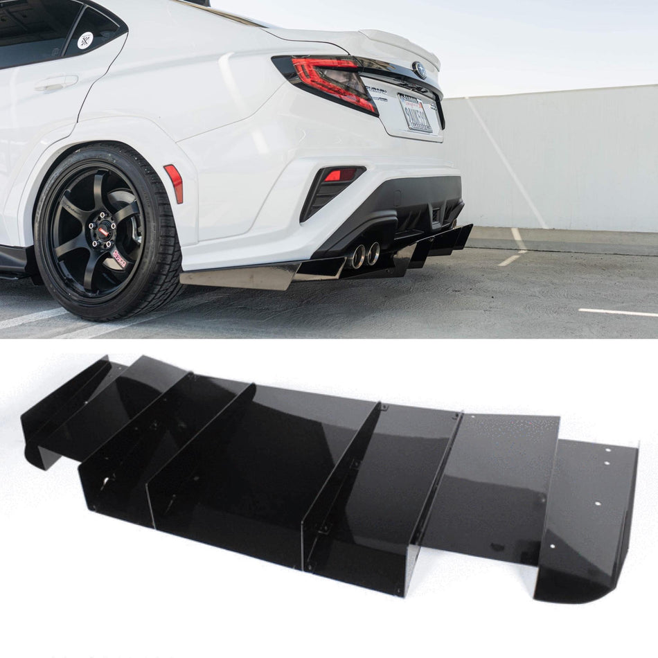 2022+ Subaru WRX Rear Diffuser V2 - AeroflowDynamics