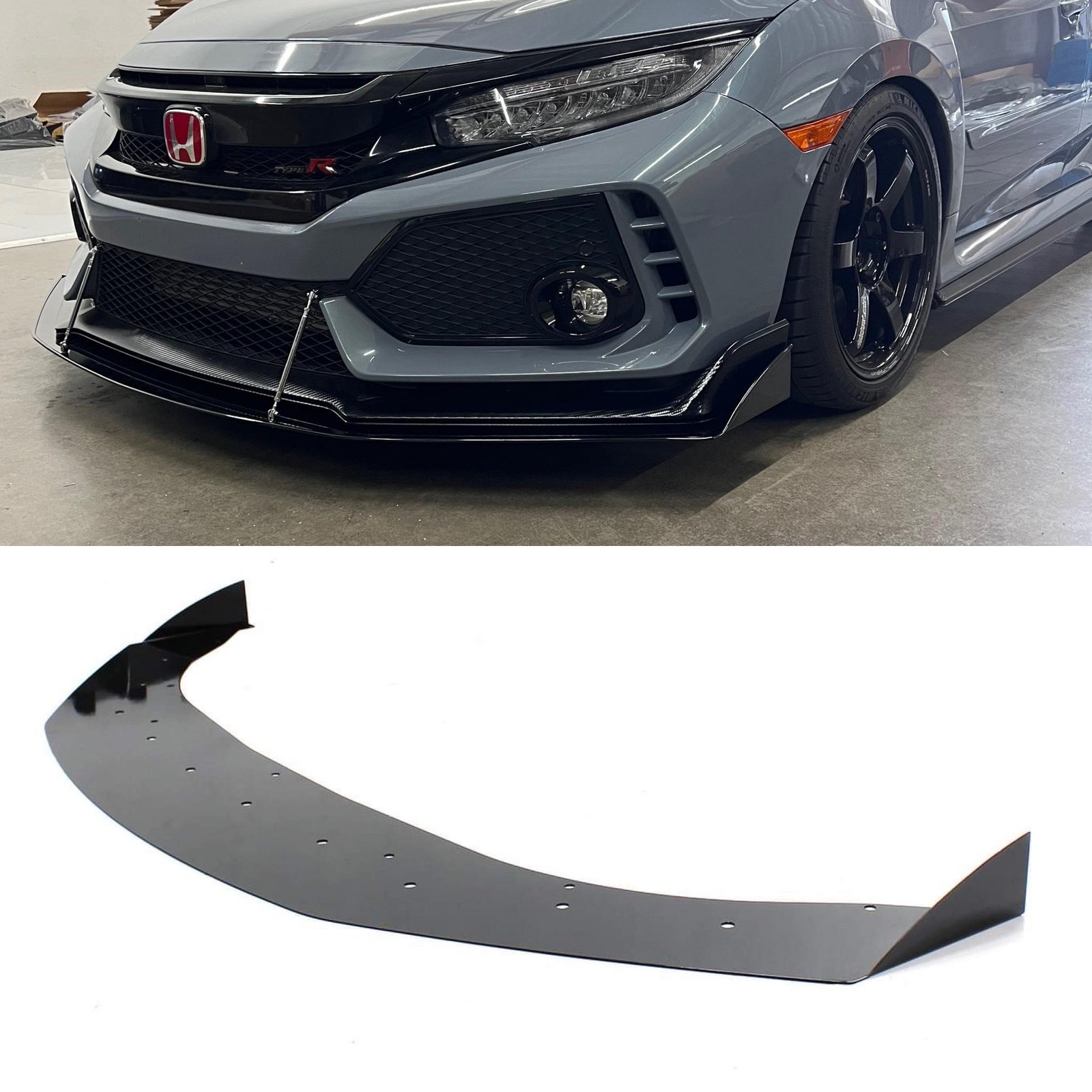 2017 2021 Civic Type R V2 Splitter