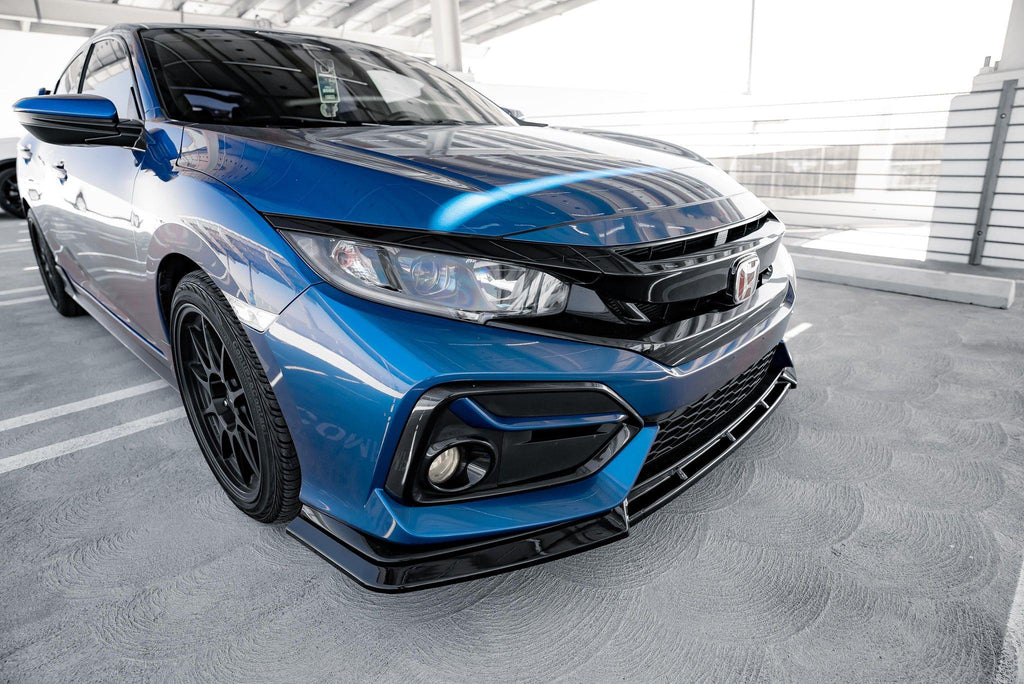 2017-2021 Honda Civic Splitter Front Lip S Style - aeroflowdynamics
