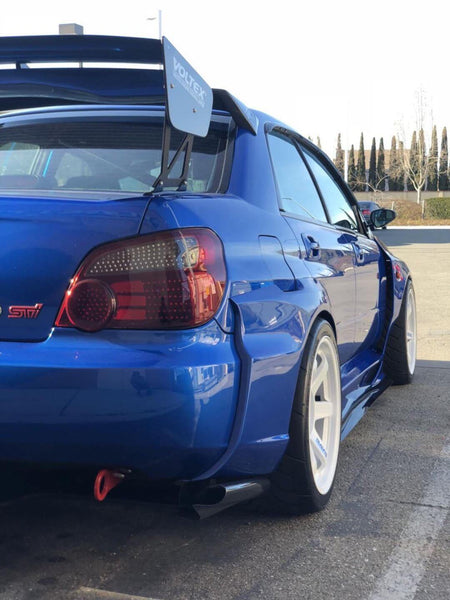 2002 - 2007 Subaru Wrx/Sti Side Skirt Extension V1 - Aeroflowdynamics