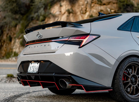 2022+ Hyundai Elantra N Rear Diffuser V1 - aeroflowdynamics