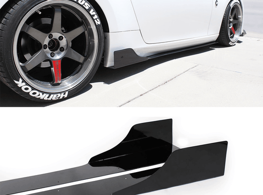 2009-2017 Nissan 370z Side Skirt Extension V3 - Aeroflowdynamics