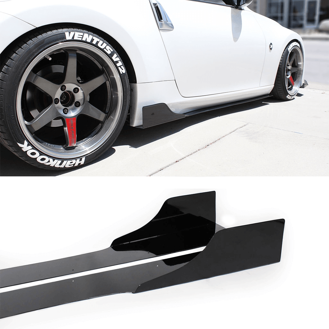 2009-2017 Nissan 370z Side Skirt Extension V3 - Aeroflowdynamics