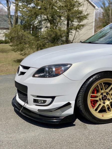 2007-2009 Mazda Speed 3 V2 Splitter - Aeroflowdynamics
