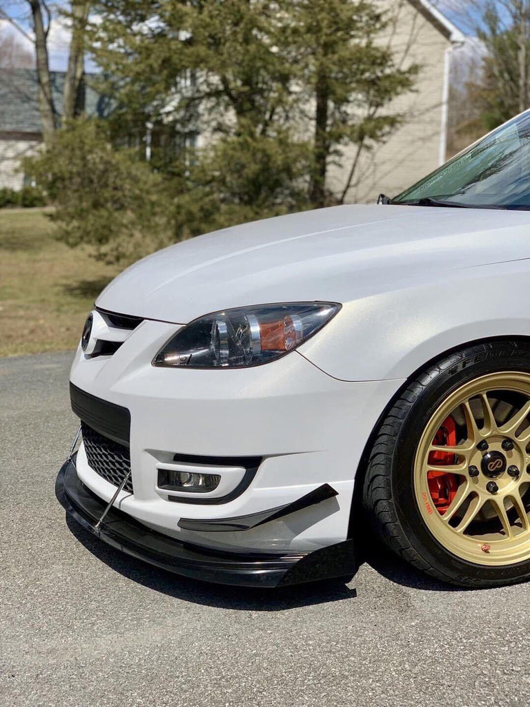 2007-2009 Mazda Speed 3 V2 Splitter - Aeroflowdynamics