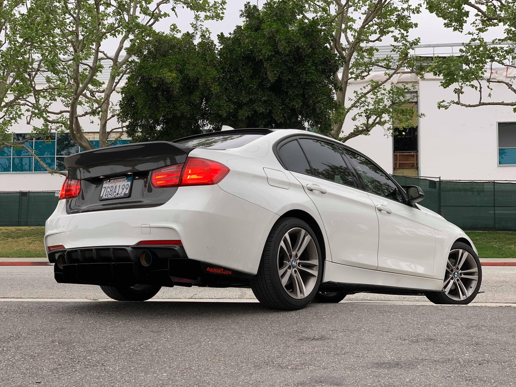 2015-2017 BMW F30 M Sport Rear Diffuser V1 - AeroflowDynamics