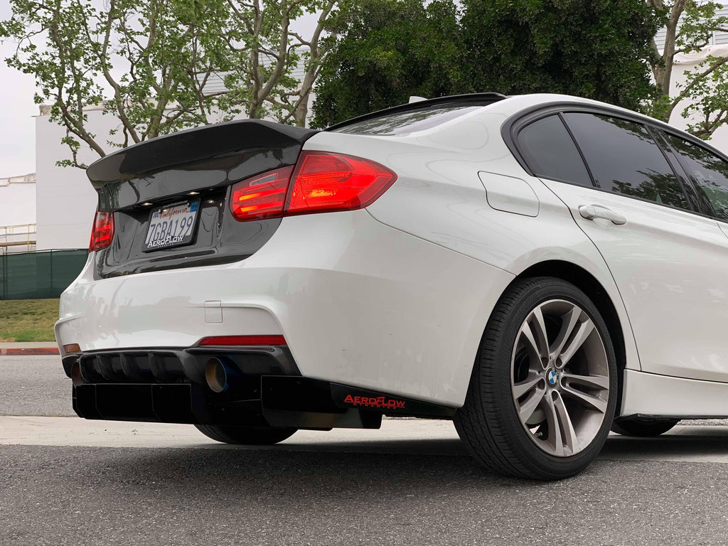 2015-2017 BMW F30 M Sport Rear Diffuser V1 - AeroflowDynamics