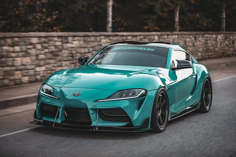 2020 - 2022 Toyota Supra A90 Front Splitter V1 - AeroflowDynamics