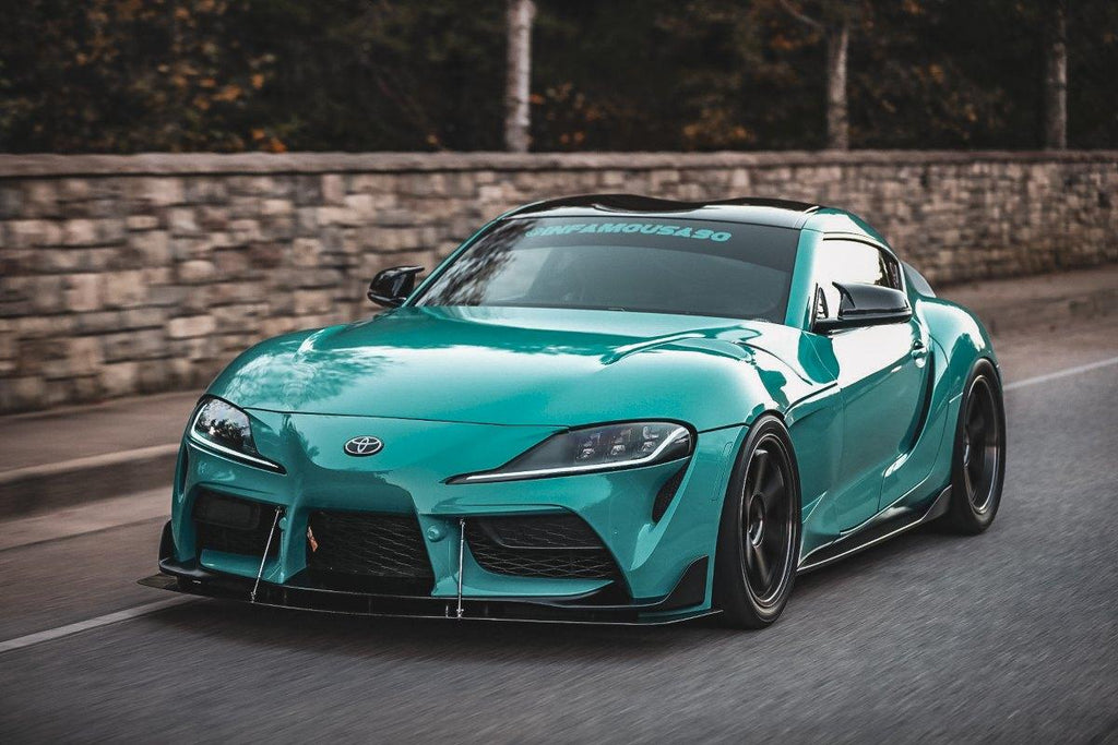 2020 - 2022 Toyota Supra A90 Front Splitter V1 - AeroflowDynamics