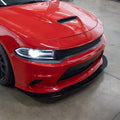 2015-2019 Dodge Charger Front Splitter V1 (Scatpack/Hellcat/Daytona) - AeroflowDynamics