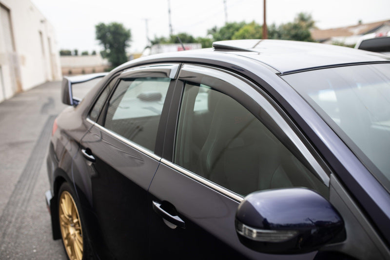 2008-2014 Subaru Wrx/Sti Window Visors ( Hatch & Sedan) - AeroflowDynamics