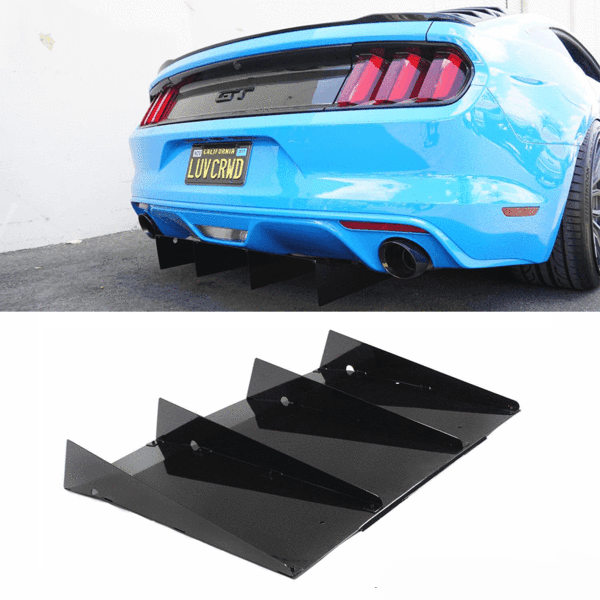 2015-2017 Ford  Mustang Rear Diffuser V2 - Aeroflowdynamics