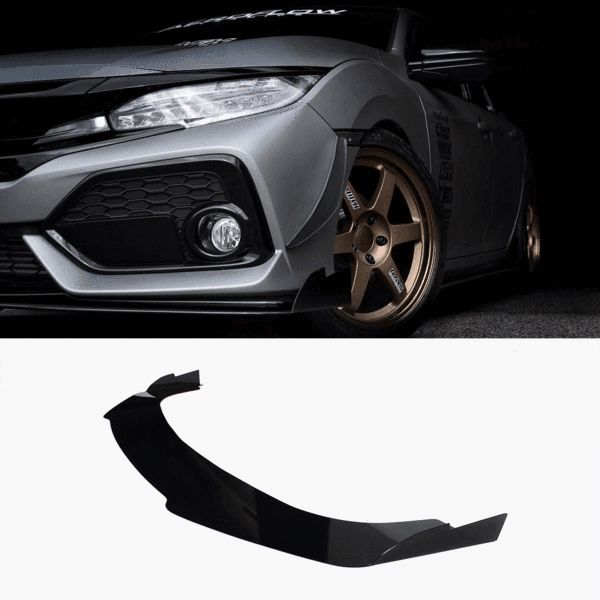 2017-2019 Honda Civic Splitter ([Hatchback, Si Coupe, Si Sedan] ) V3 - Aeroflowdynamics