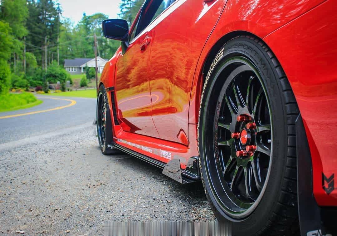 2015 - 2020 Subaru Wrx/Sti Side Skirt Extension V2 - AeroflowDynamics