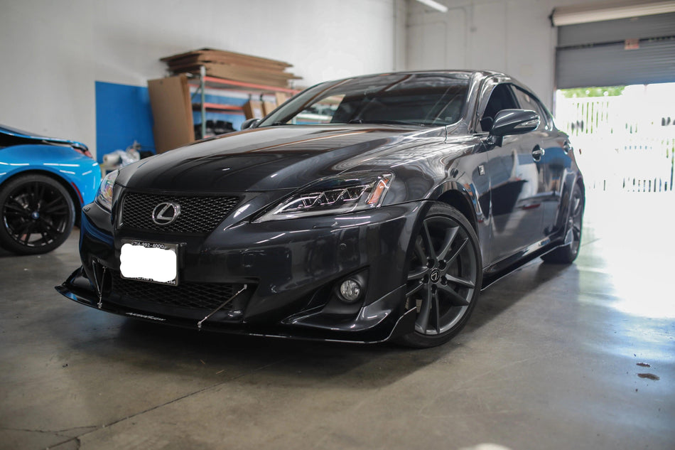 2011 -2013 Lexus Is250/Is350 Front Splitter V2 ( F Sport) - Aeroflowdynamics
