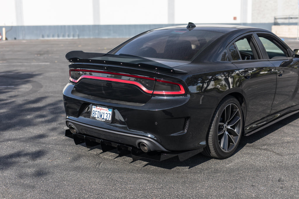 2015-2019 Dodge Charger Scatpack/ Hellcat/Daytona Rear Diffuser V1 - AeroflowDynamics